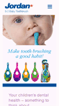 Mobile Screenshot of jordanbabytoothbrush.com.au